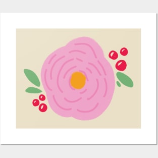 Berry Beautiful Flowers Posters and Art